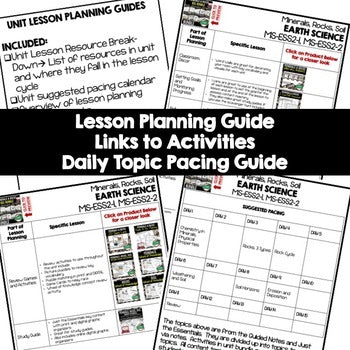 Minerals, Rocks & Soil Lesson Plan Guide | NGSS Earth Science Lesson Plans - preview 2