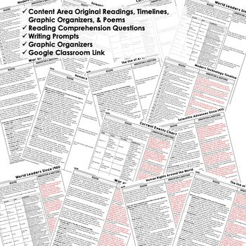 Modern Times DBQ Reading Activity Google World History DBQ Reading - preview 2