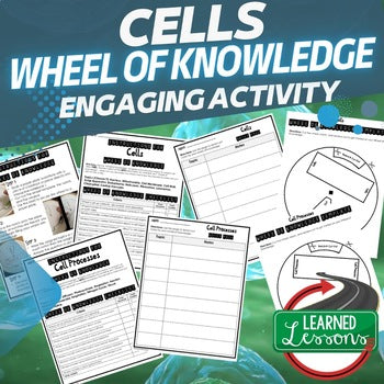 Cells Activity, Wheel of Knowledge Interactive Notebook - preview 1