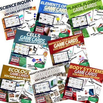 Life Science I Have, Who Has? Game Cards Bundle | 276 NGSS Science Vocabulary - preview 2