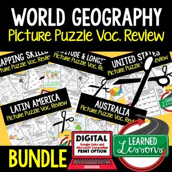 South Asia Activity Picture Puzzle, Test Prep, Unit Review, Study Guide - preview 4