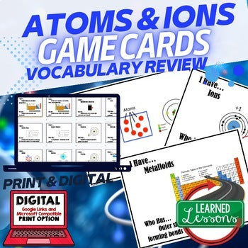 Earth Science Game Cards Bundle | NGSS Vocabulary Review Games | Print & Digital - preview 4