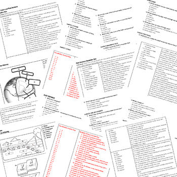 Earth's Layers Plate Tectonics Assessments, Test, Quiz, Assessments, Test, Quiz - preview 2