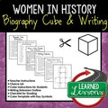 Women in History Activity Biography Cubes (American and World History) - preview 1