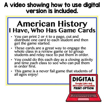 1950s, JFK & LBJ Game Cards | U.S. History Review | Print & Digital Activity - preview 3