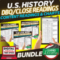 Early American History Textbook Replacement DBQ Close Reading Google Bundle - preview 1