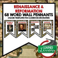 Renaissance & Reformation Vocabulary | World History Word Wall - preview 1
