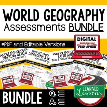 Mexico Map Quizzes Geography Assessment, GOOGLE FORM - preview 3