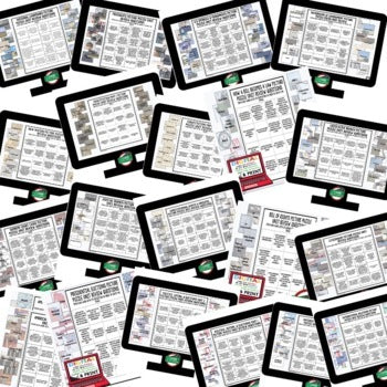 Civics Vocabulary Picture Puzzle Bundle | Government Review & Test Prep - preview 4