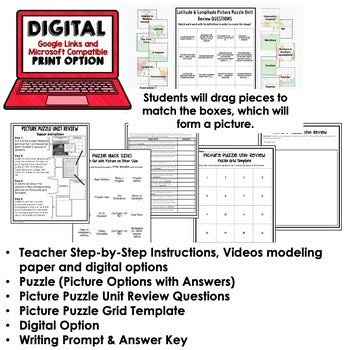 COLONIAL AMERICA Activity Picture Puzzle US History Activity Vocabulary Review - preview 4