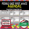 Middle East Post WWII Agenda PowerPoint & Google Slides Agenda World History - preview 1