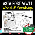 Asia Post WWII Activity, Wheel of Knowledge (Interactive Notebook) - preview 1