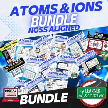Atoms Bundle | Earth Science Activities | NGSS Chemistry Unit | Print & Digital - preview 1