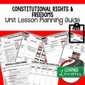 Constitutional Rights Lesson Plan Guide Civics Government Back To School - preview 1