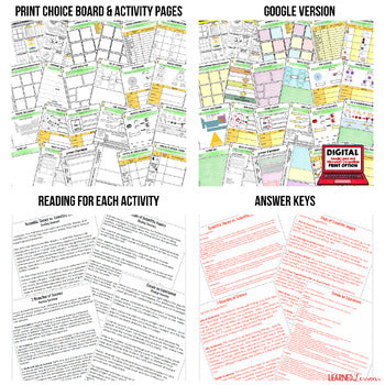 Elements, Compounds, Reactions Activities Choice Board Physical Science Activity - preview 2