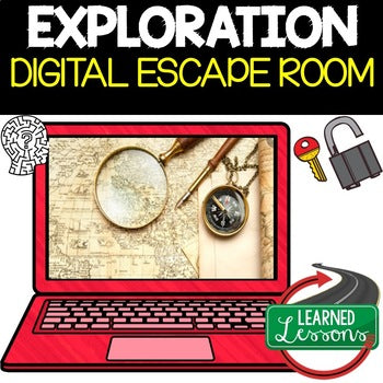 Explorers Digital Escape Room, Breakout Room Test Prep, Google - preview 1