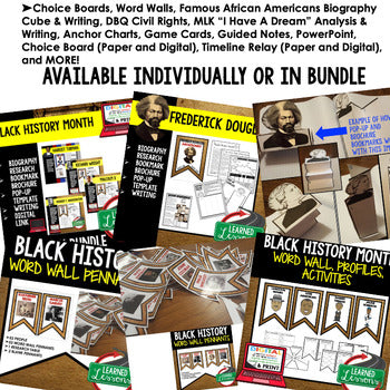 Black History Month Activities Bundle, Black History Bundle, Google Classroom - preview 3