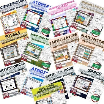 Earth Science Guided Notes & PowerPoints NGSS BUNDLE Google, Interactive - preview 2