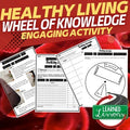 Healthy Lifestyle Activity, Wheel of Knowledge Interactive Notebook - preview 1