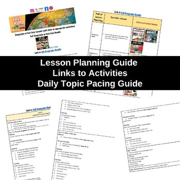 East Asia Lesson Plan Guide for World Geography Back To School - preview 2