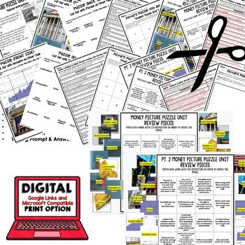Money Banking & Finance Picture Puzzle | Financial Literacy Activity - preview 2