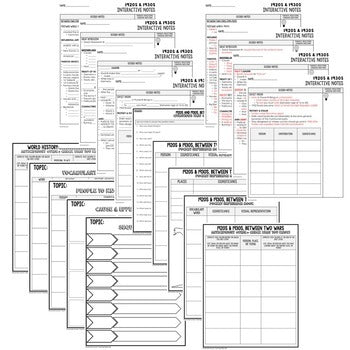 1920s and 1930s Guided Notes & PowerPoints, Digital Learning, Google, & Print - preview 2