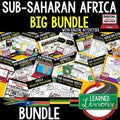 Sub-Saharan Africa Geography Bundle | World Geography Activities | Print & Digit - preview 1