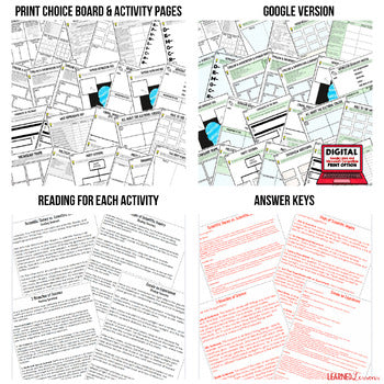 Politics, Voting, & Elections Activities Choice Board, Digital Learning, Google - preview 2