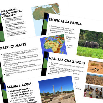 Sub-Saharan Africa Notes & PowerPoints World Geography Guided Notes - preview 4
