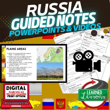 Russia Notes & PowerPoints Google, World Geography Guided Notes | - preview 1