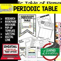 Periodic Table Activity Bookmark Brochure, Writing & Google Link - preview 1