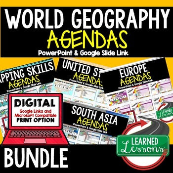Latin America Geography Agenda PowerPoint & Google Slides World Geography Agenda - preview 4