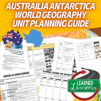 Australia Lesson Plan Guide for World Geography Back To School - preview 1