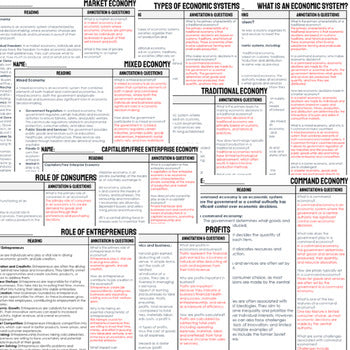 Economic Systems DBQ Reading Comprehension Passages and Questions Google - preview 3