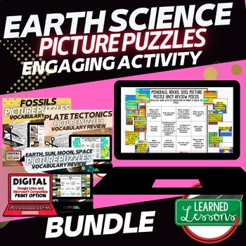 NGSS Science Picture Puzzle Bundle | Life, Earth & Physical Science Activity - preview 4