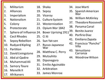 World Imperialism Word Wall World History Word Wall World History Posters - preview 2