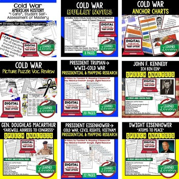Cold War Activities Bundle | U.S. History Print & Digital Lessons - preview 3