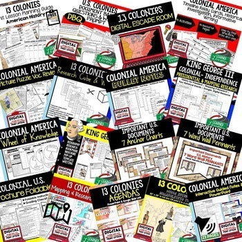 13 Colonies Bundle | Colonial America Activities for U.S. History - preview 3