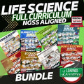 Life Science Curriculum Bundle | NGSS Life Science | Print & Google - preview 1