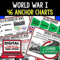 American History Anchor Charts: World War I (WWI) Anchor Charts - preview 1