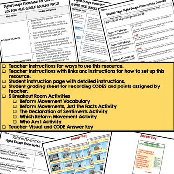 American History Escape Room Bundle | Digital Breakout | U.S. History Activities - preview 4