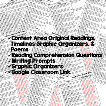 Industrial Revolution 1800s DBQ Close Reading Textbook Replacement Google Print - preview 2
