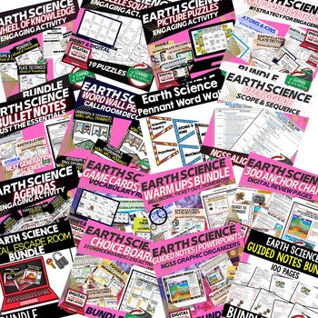 Earth Science Curriculum Bundle | NGSS Earth Science | Print & Google - preview 2