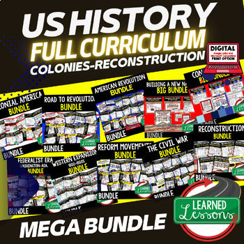 Early US History Curriculum Bundle Activities & Lessons for Early US History - preview 1