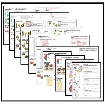 Life Science Guided Notes for Students and Teacher BUNDLE  (Life Science Bundle) - preview 2